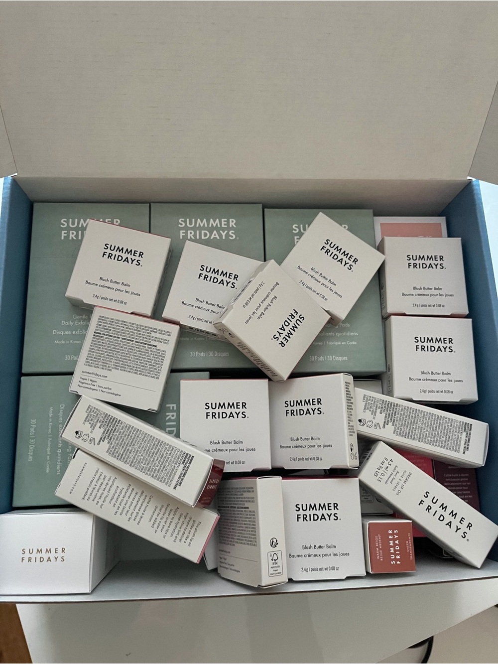 Summer Fridays Blush Butter Balm, Lip Butter Balm, Under Eye Patches and more